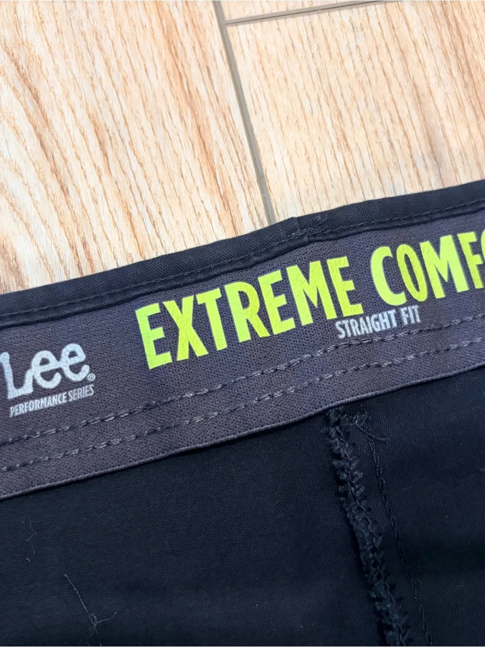 Lee Men's Black Chino Pants - Classic Straight Fit
